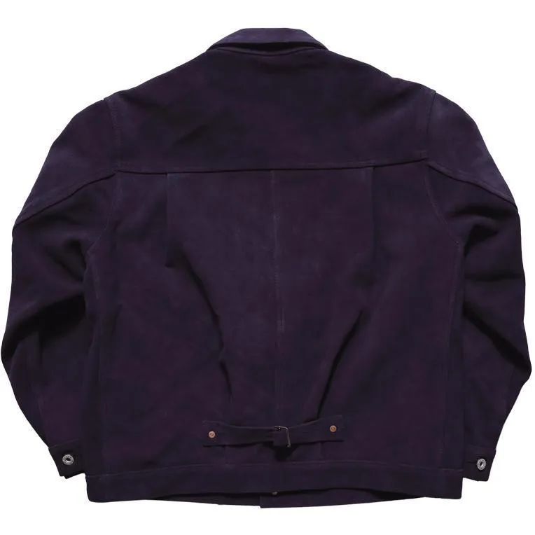 HOUSTON COW SUEDE TRACK JACKET