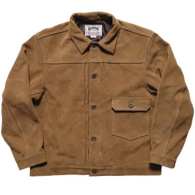 HOUSTON COW SUEDE TRACK JACKET