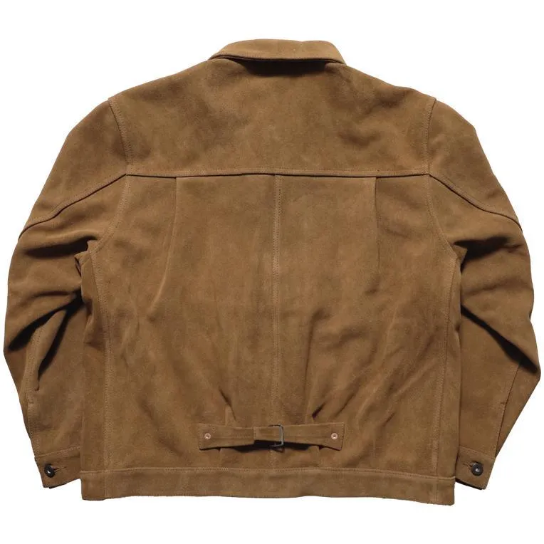HOUSTON COW SUEDE TRACK JACKET