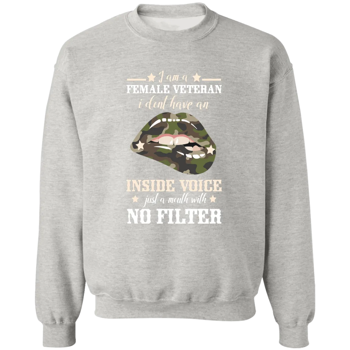 Inside Voice Ladies Crewneck Pullover Sweatshirt