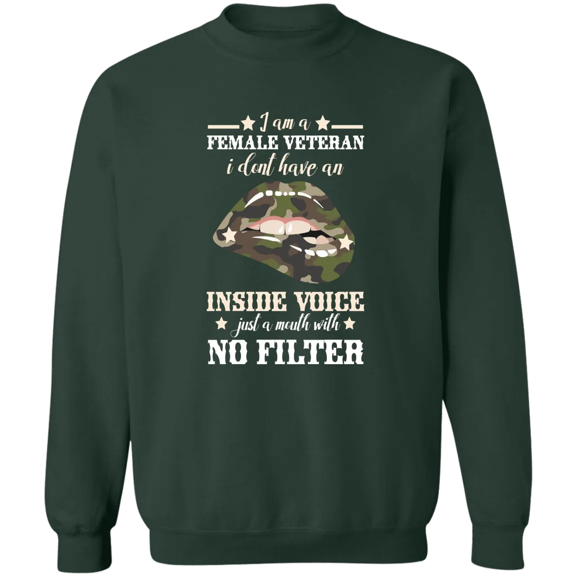 Inside Voice Ladies Crewneck Pullover Sweatshirt