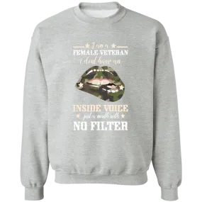 Inside Voice Ladies Crewneck Pullover Sweatshirt