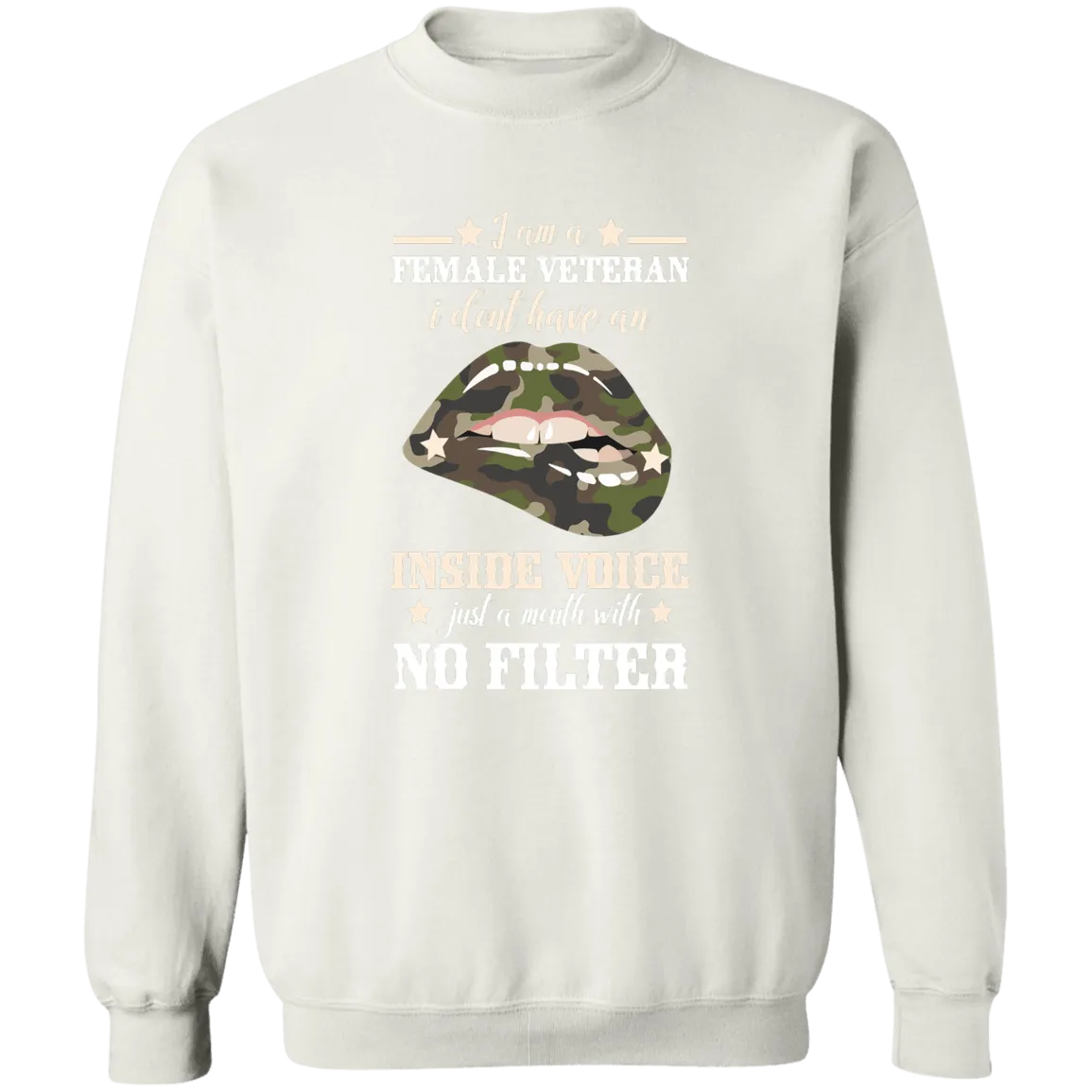 Inside Voice Ladies Crewneck Pullover Sweatshirt