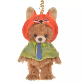 JDS- UniBearsity Plush Keychain Costume Poncho x Nick Wilde