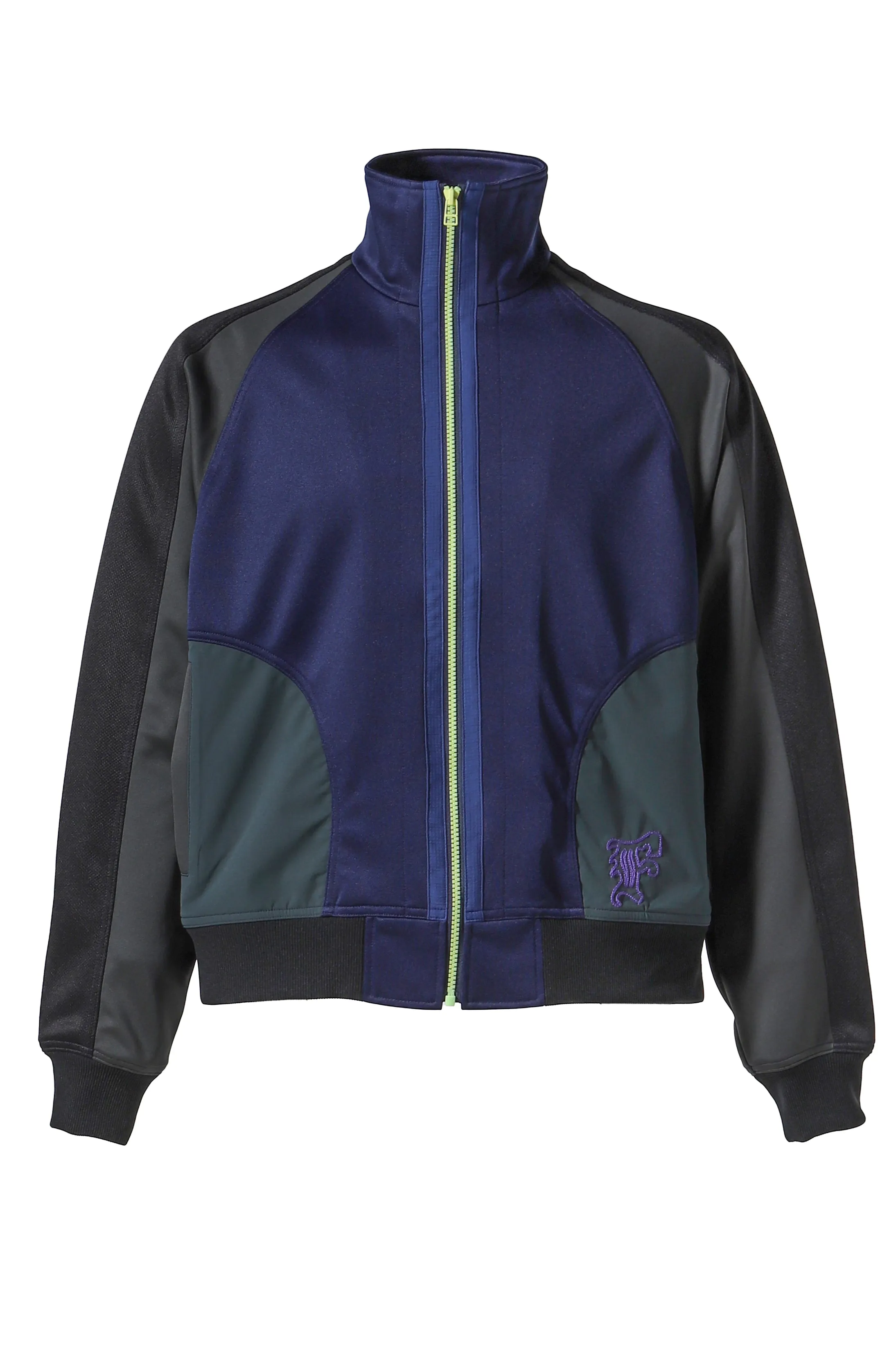 JERSEY TRACK JACKET / NVY