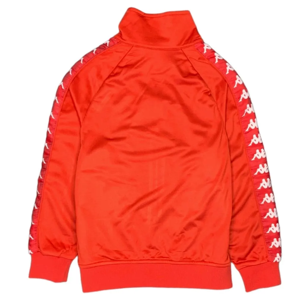 Kids Kappa Logo Tape Dartem Track Jacket (Red Blaze) 3502050R