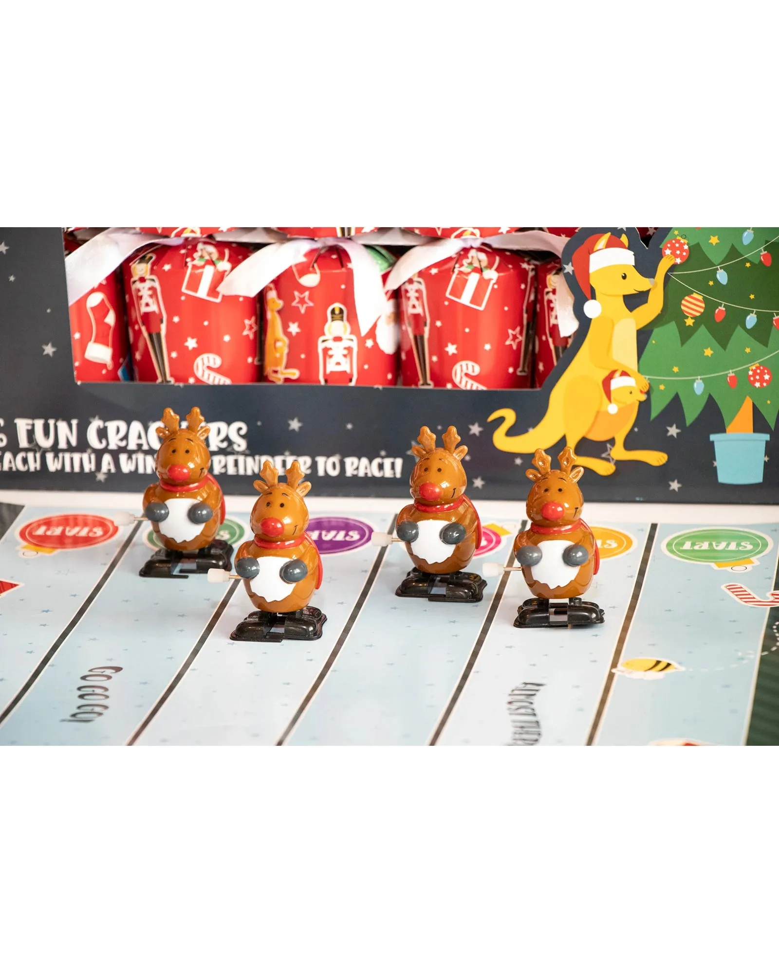 Kidstuff Racing Reindeer Crackers