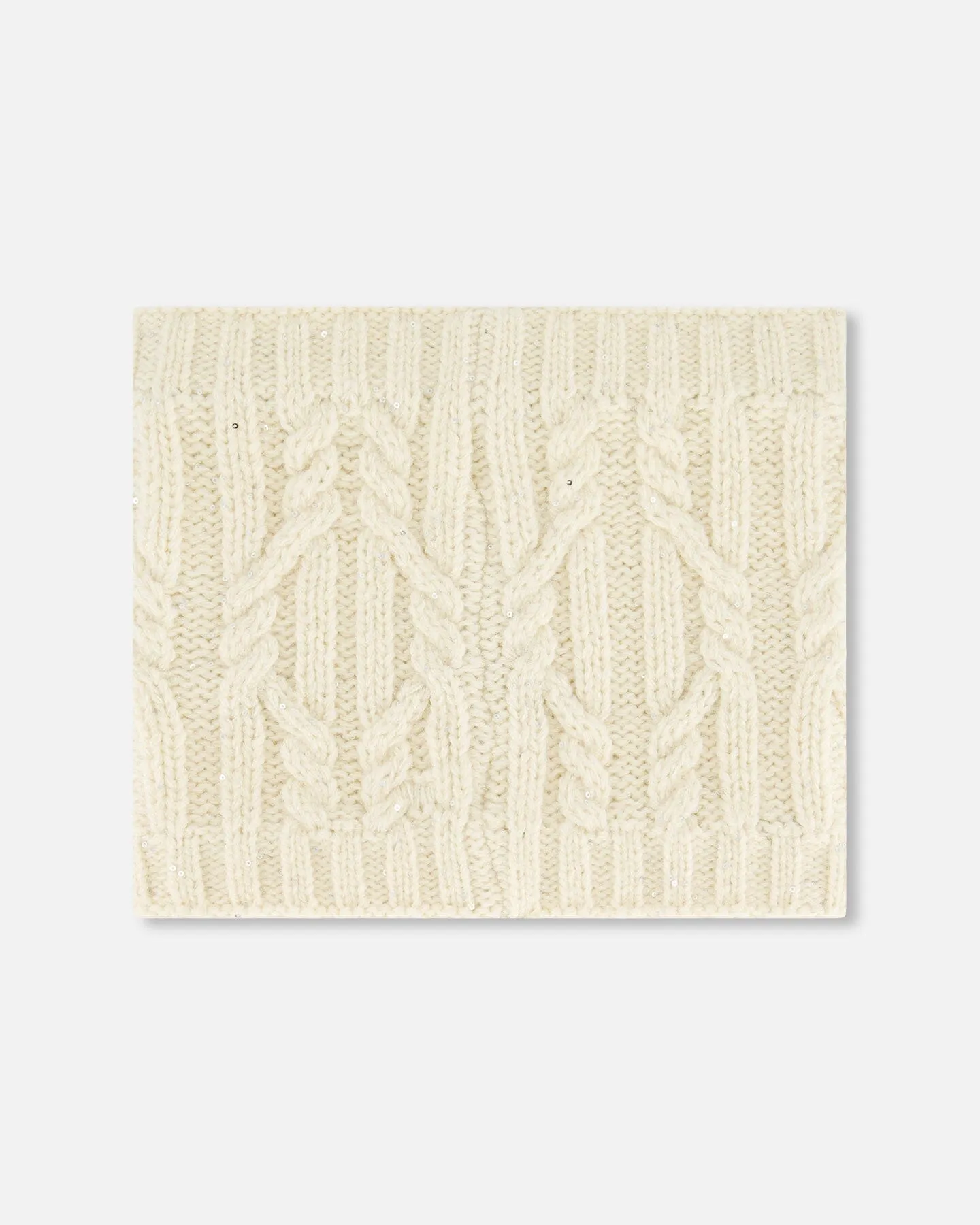 Knit Neckwarmer Off White