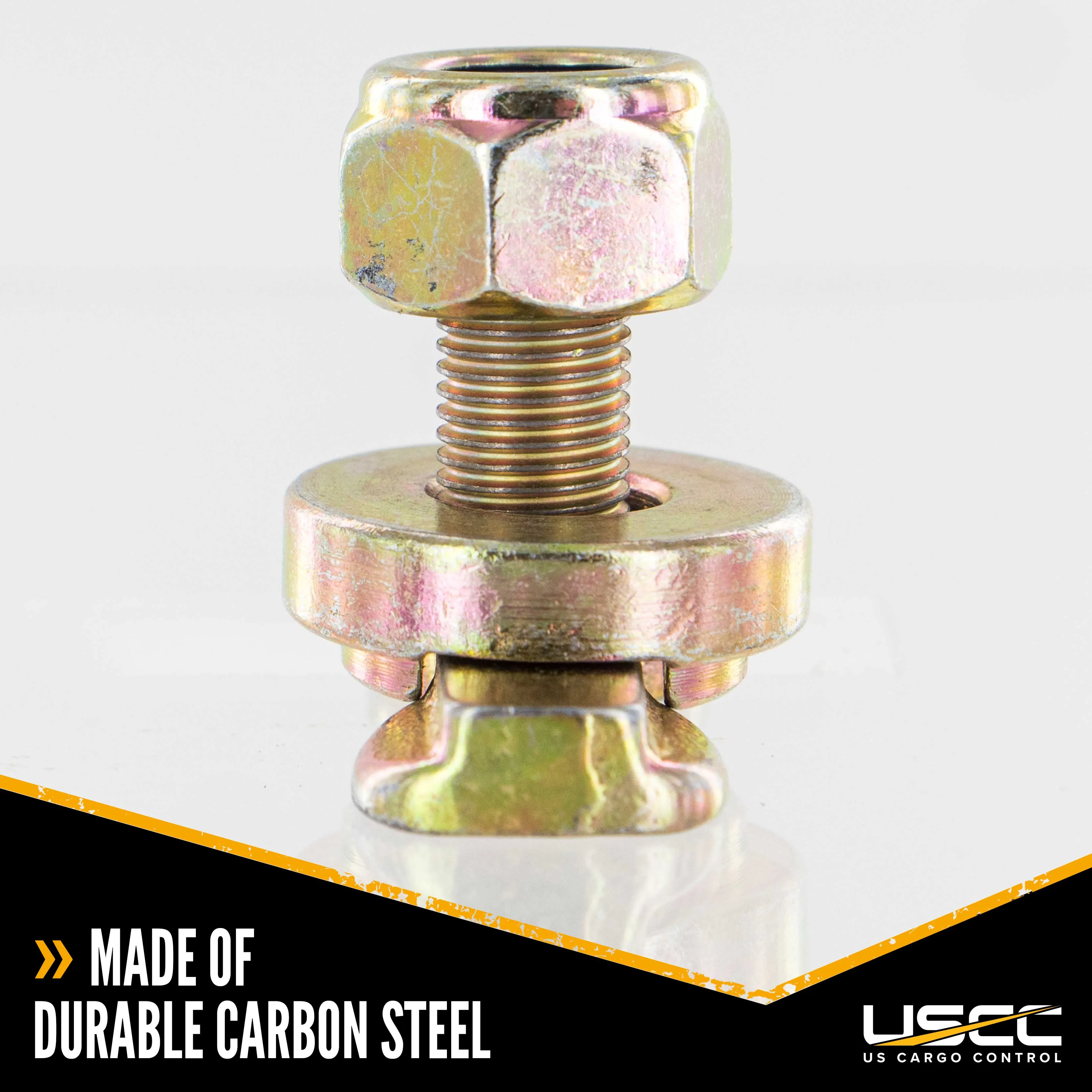 L-Track Double Lug Threaded Stud Fitting | 5,500 lbs. BS