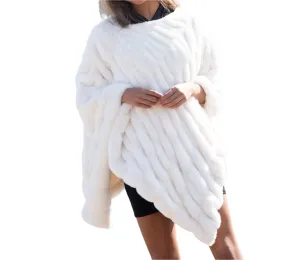 La Fiorentina | Faux Fur Poncho