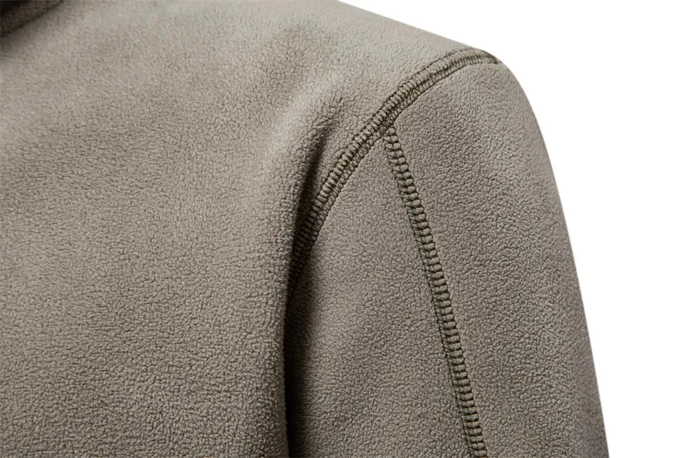 Liam Fleece Troyer| Bequemer Herrenpullover mit Reißverschluss