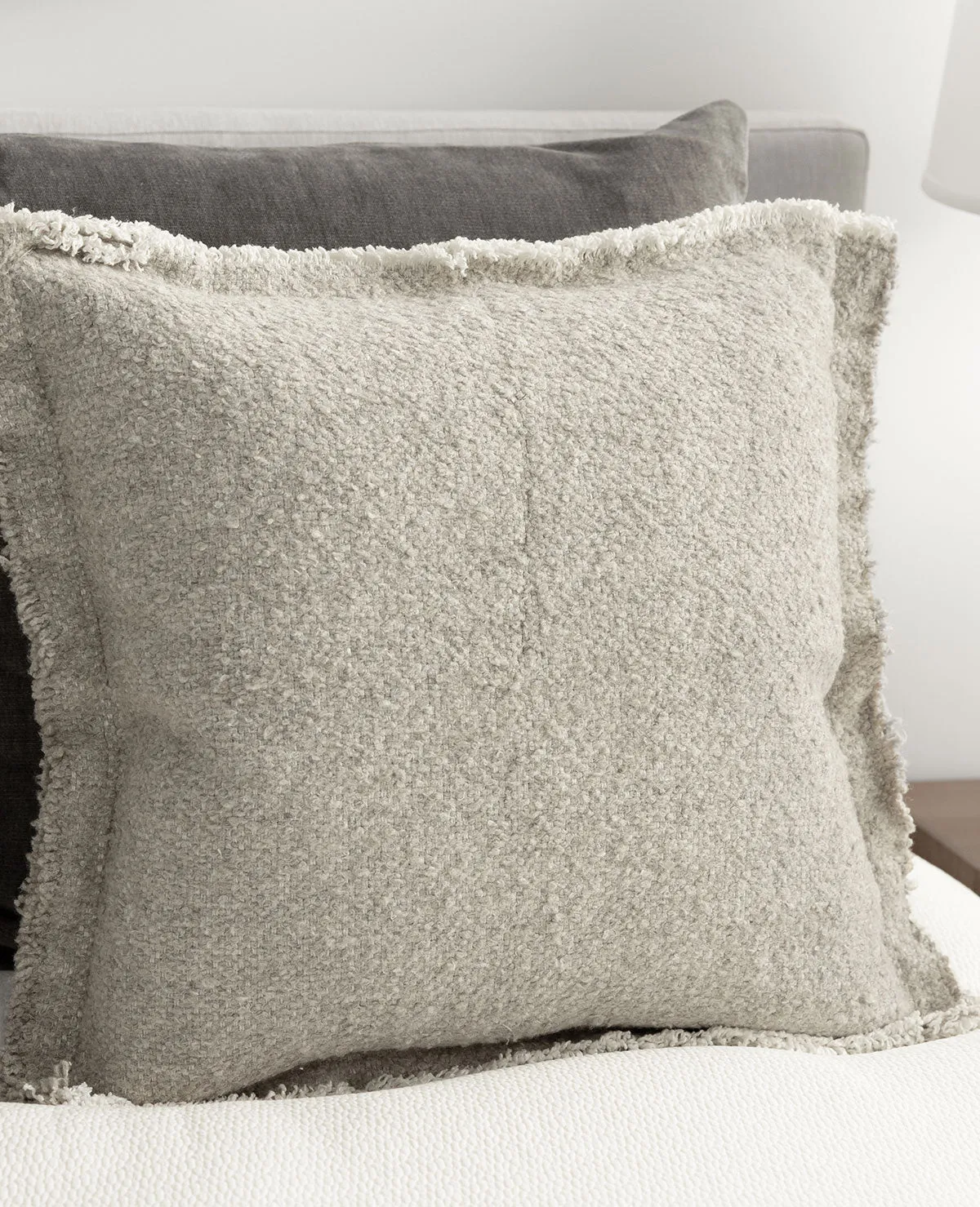 Linen/Wool Cushion Oatmeal