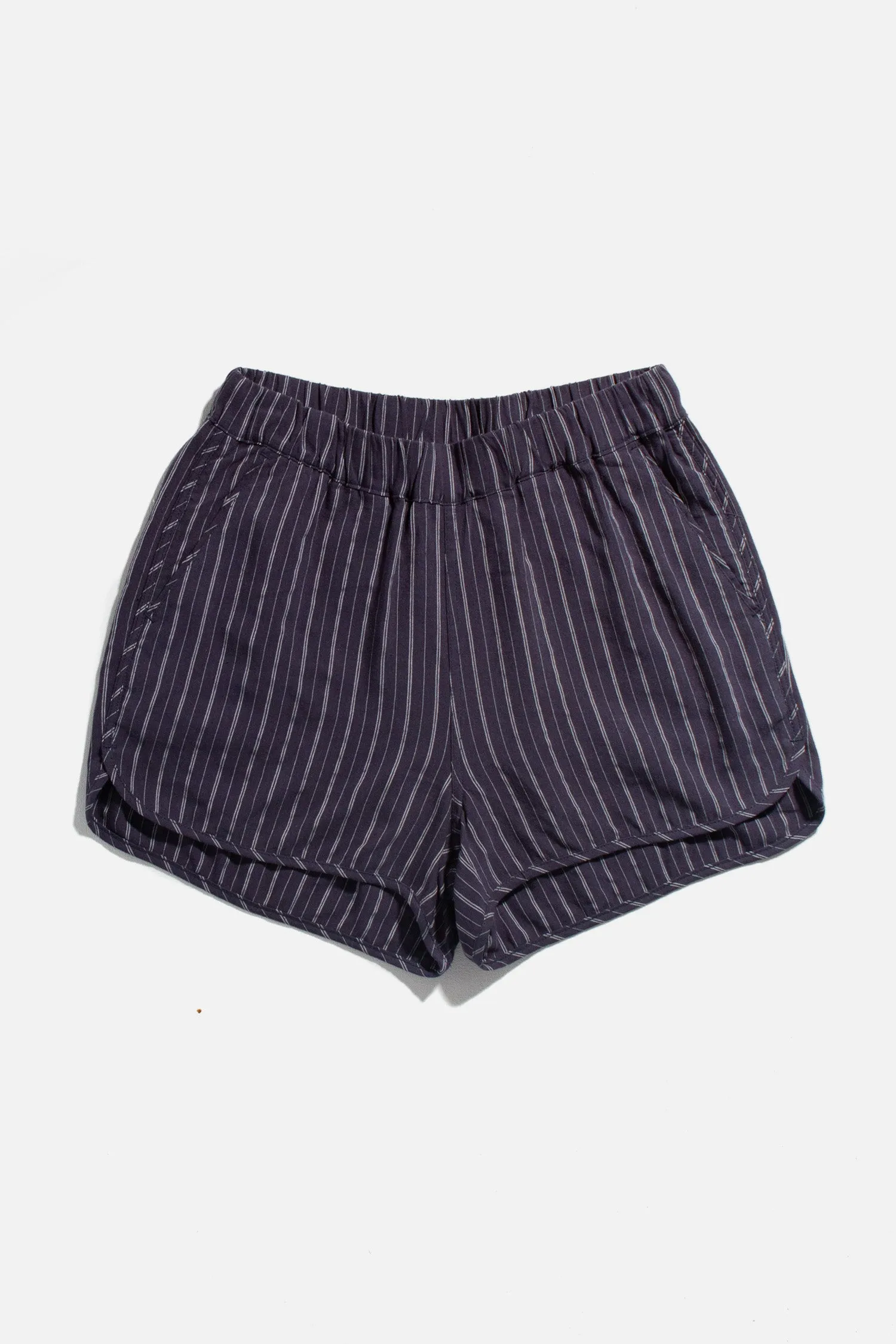 Luca Track Short / Navy Stripe
