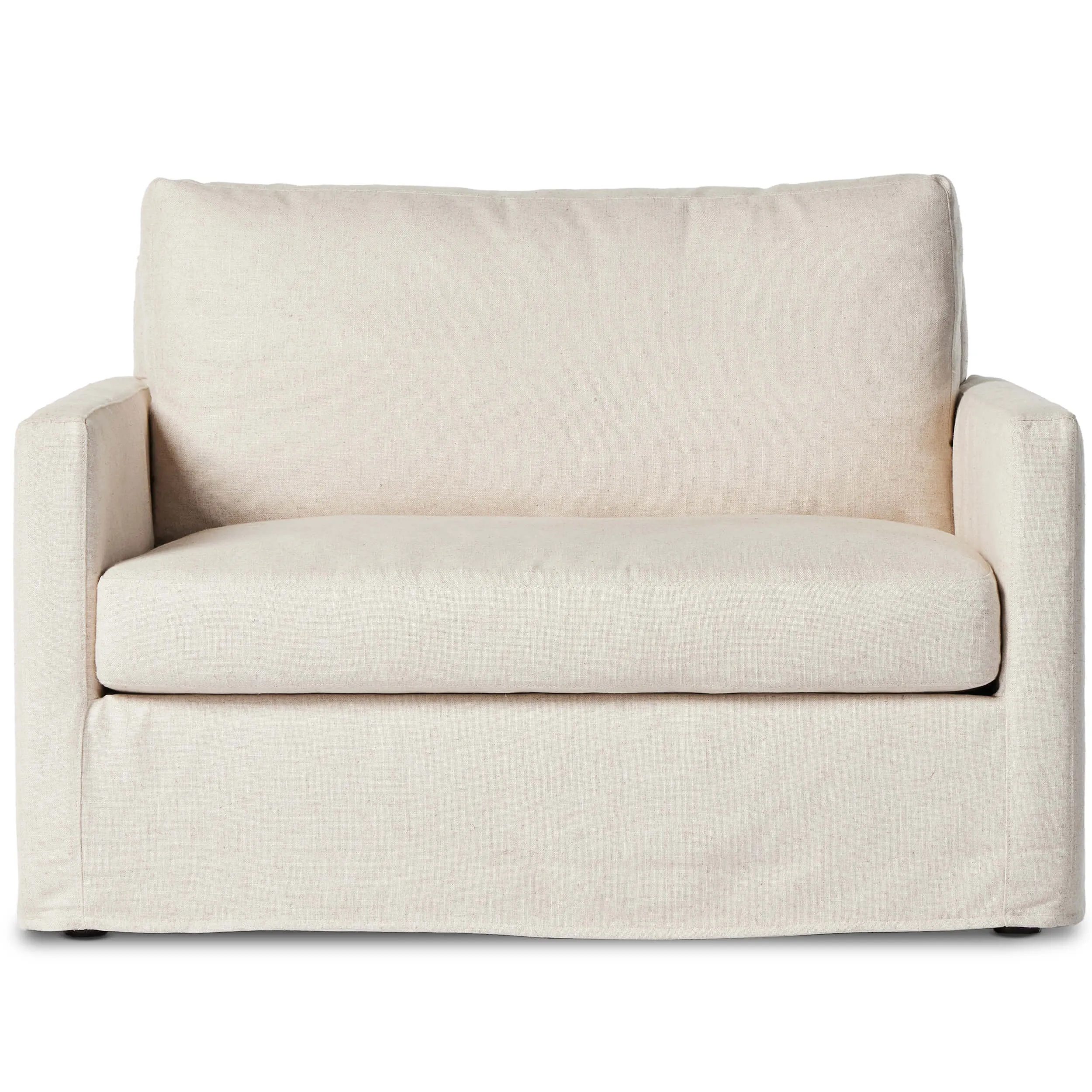 Maddox Slipcover Chair and a Half, Evere Oatmeal