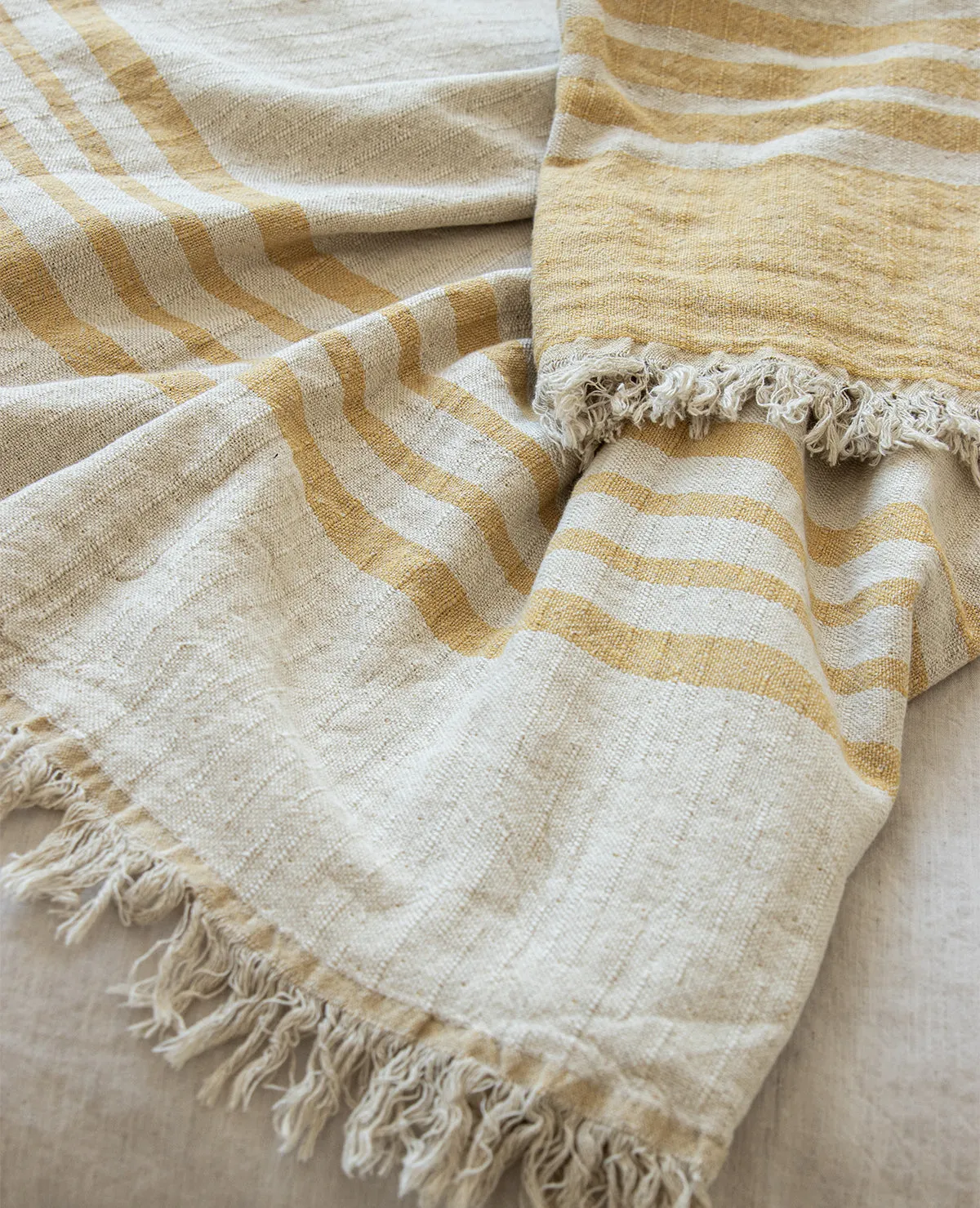 Marlo Turkish Throw Ochre