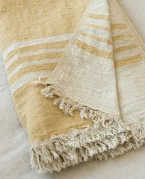 Marlo Turkish Throw Ochre
