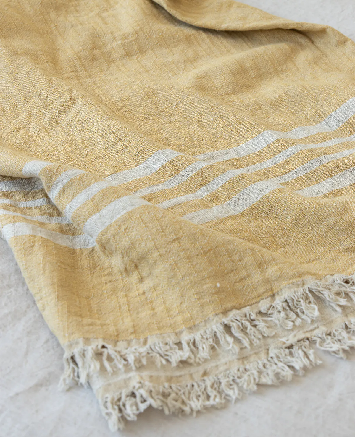 Marlo Turkish Throw Ochre