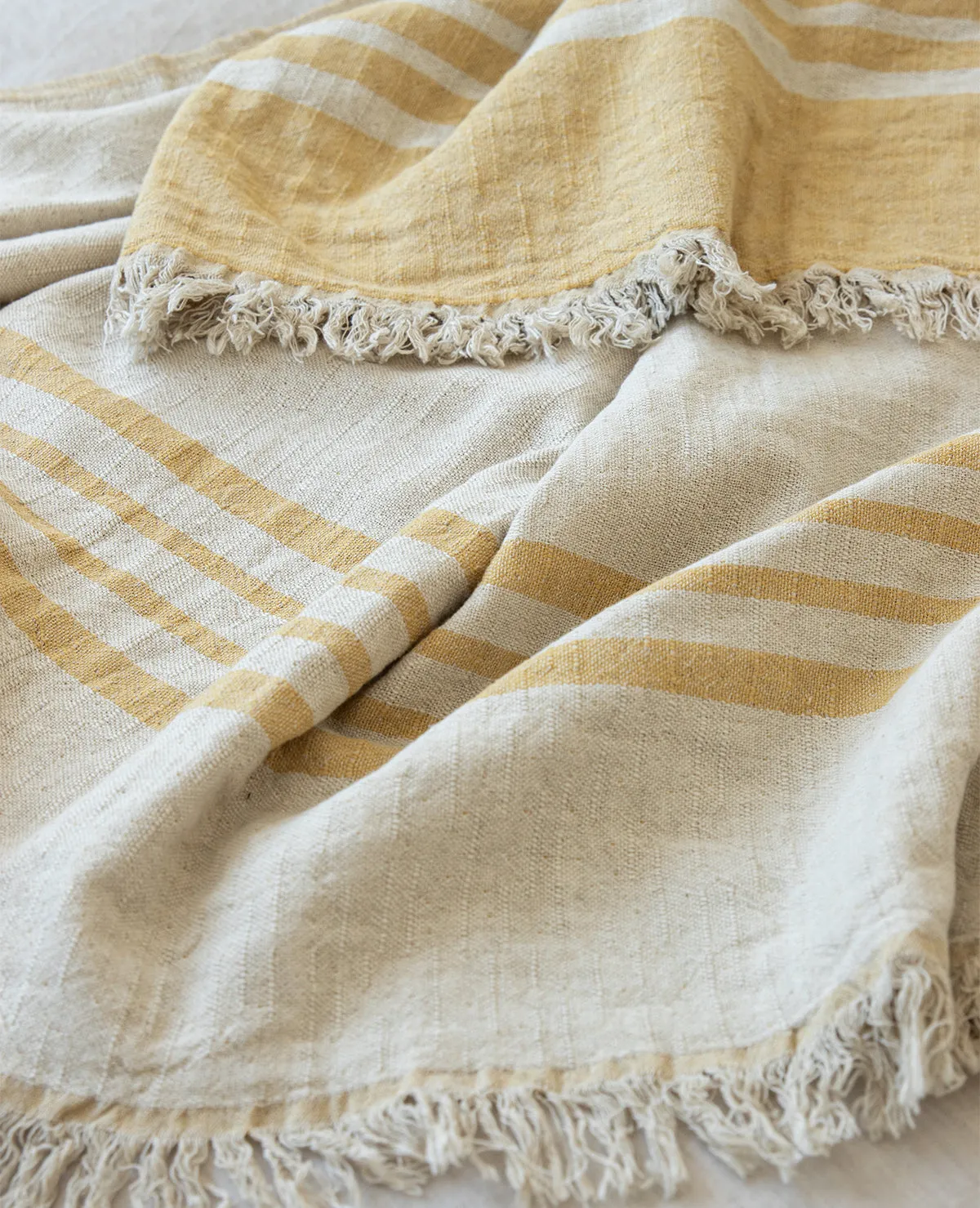 Marlo Turkish Throw Ochre