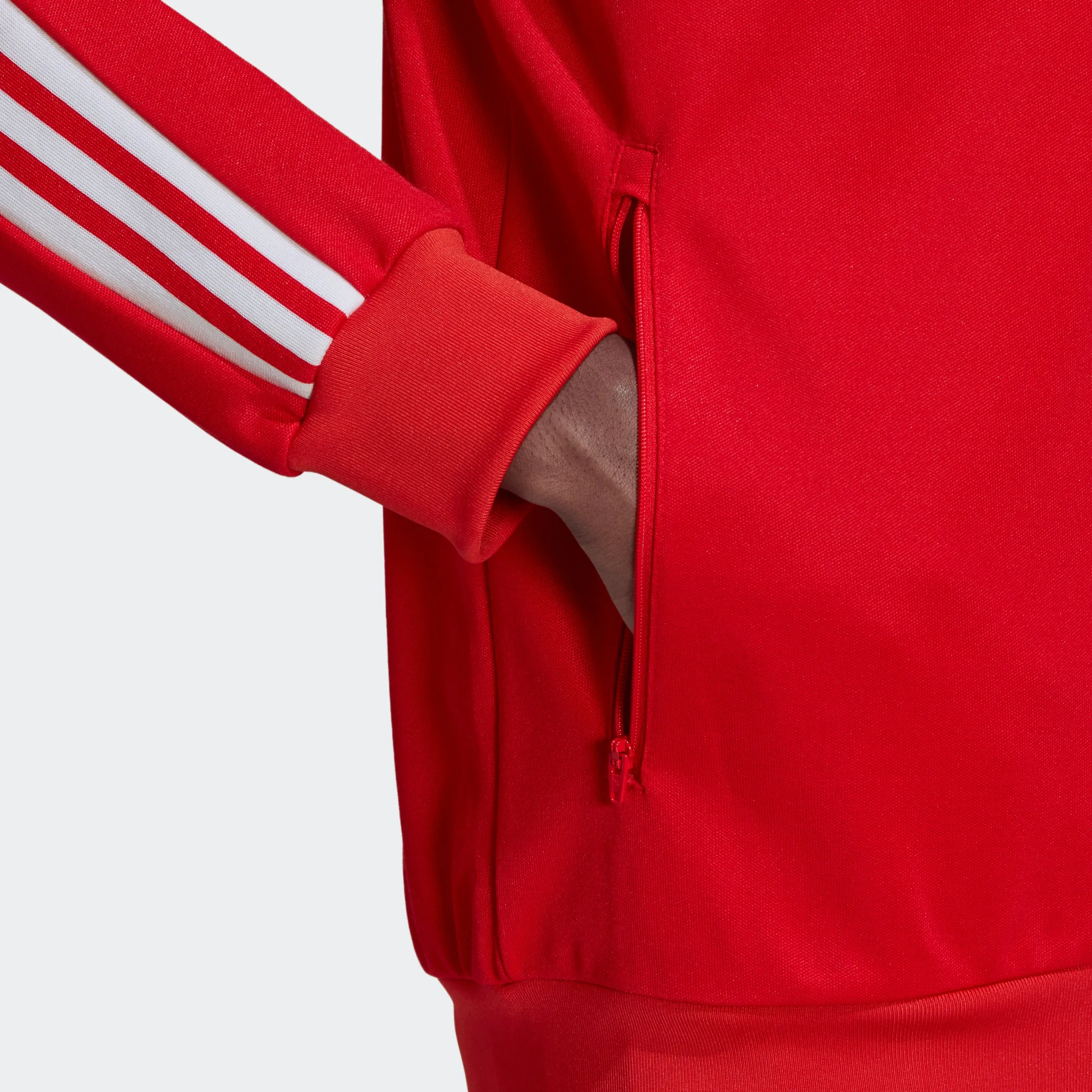 Men's adidas Originals Adicolor Classics Beckenbauer Track Jacket Red