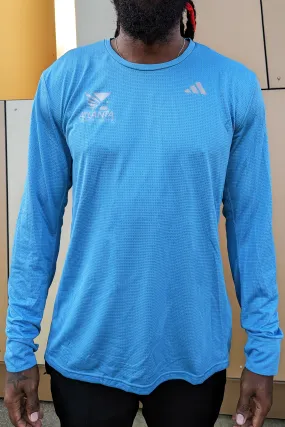 Men's Own the Run LS Tee - Preloved Blue