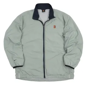 Men's Vintage NIKE Court Grey Track Zip Jacket Size M