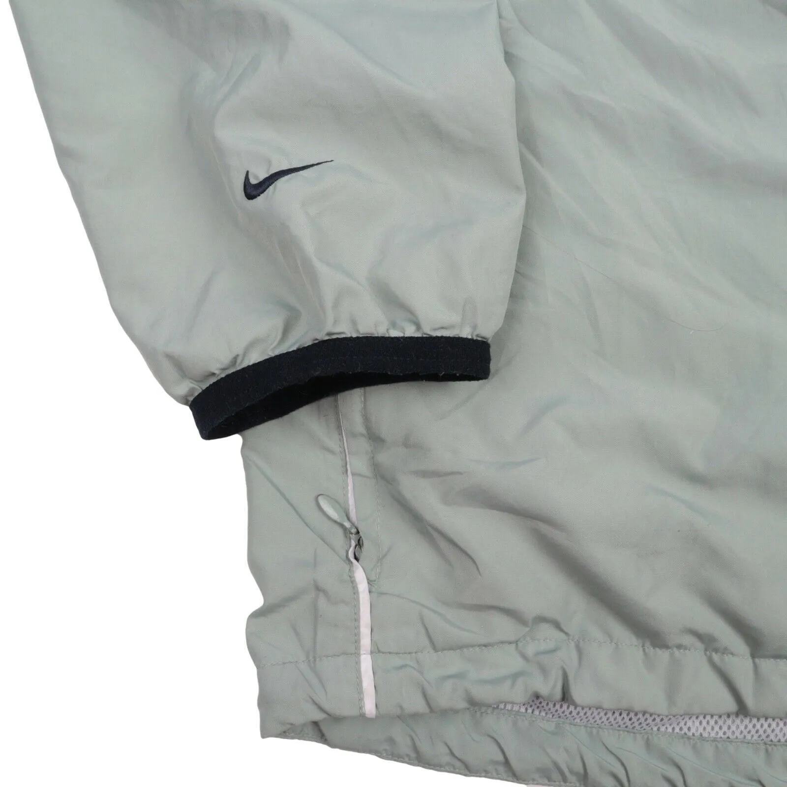 Men's Vintage NIKE Court Grey Track Zip Jacket Size M