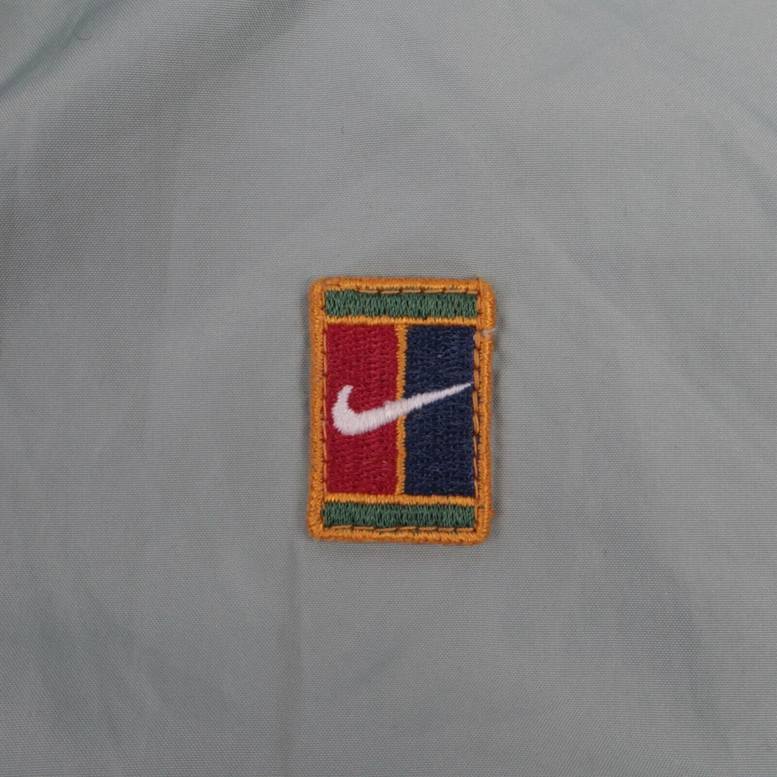 Men's Vintage NIKE Court Grey Track Zip Jacket Size M