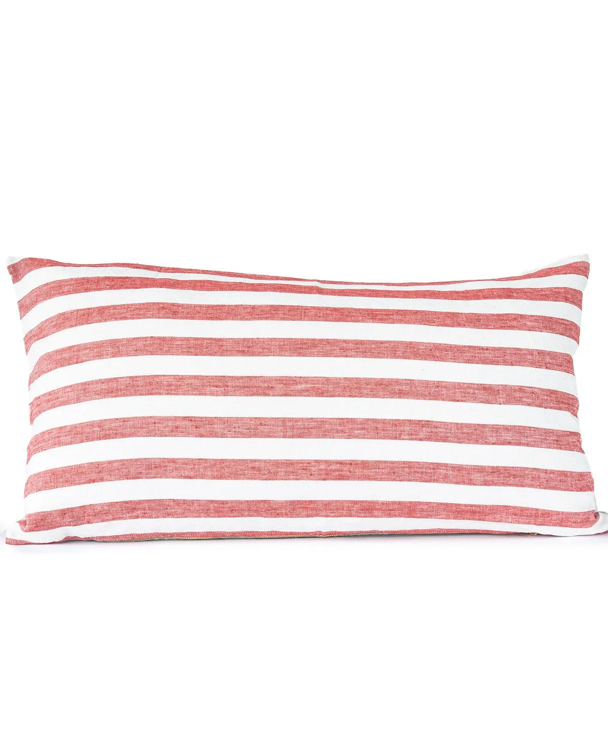 Mer Linen Pillow Red