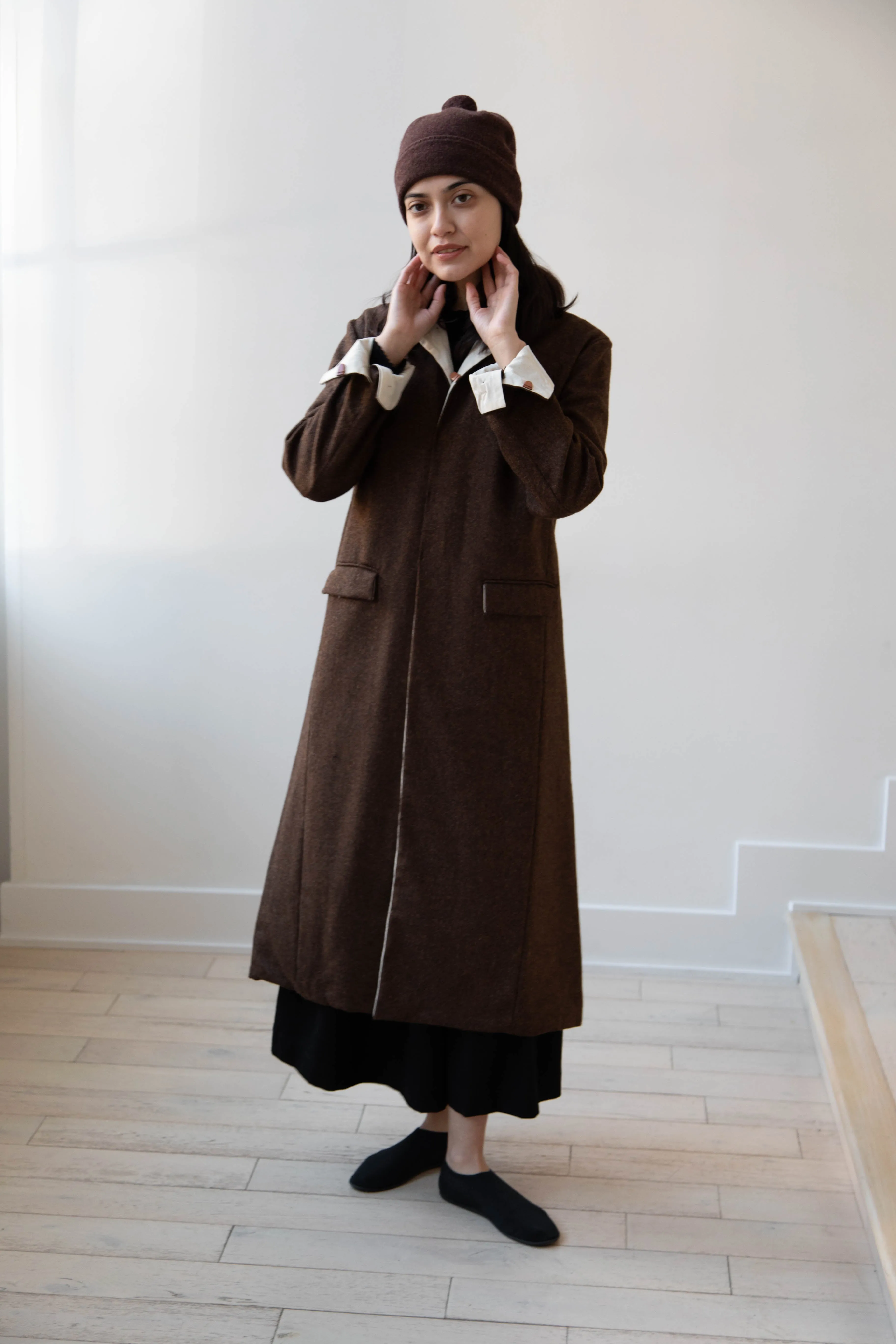 MHL | Felted Hat in Chestnut