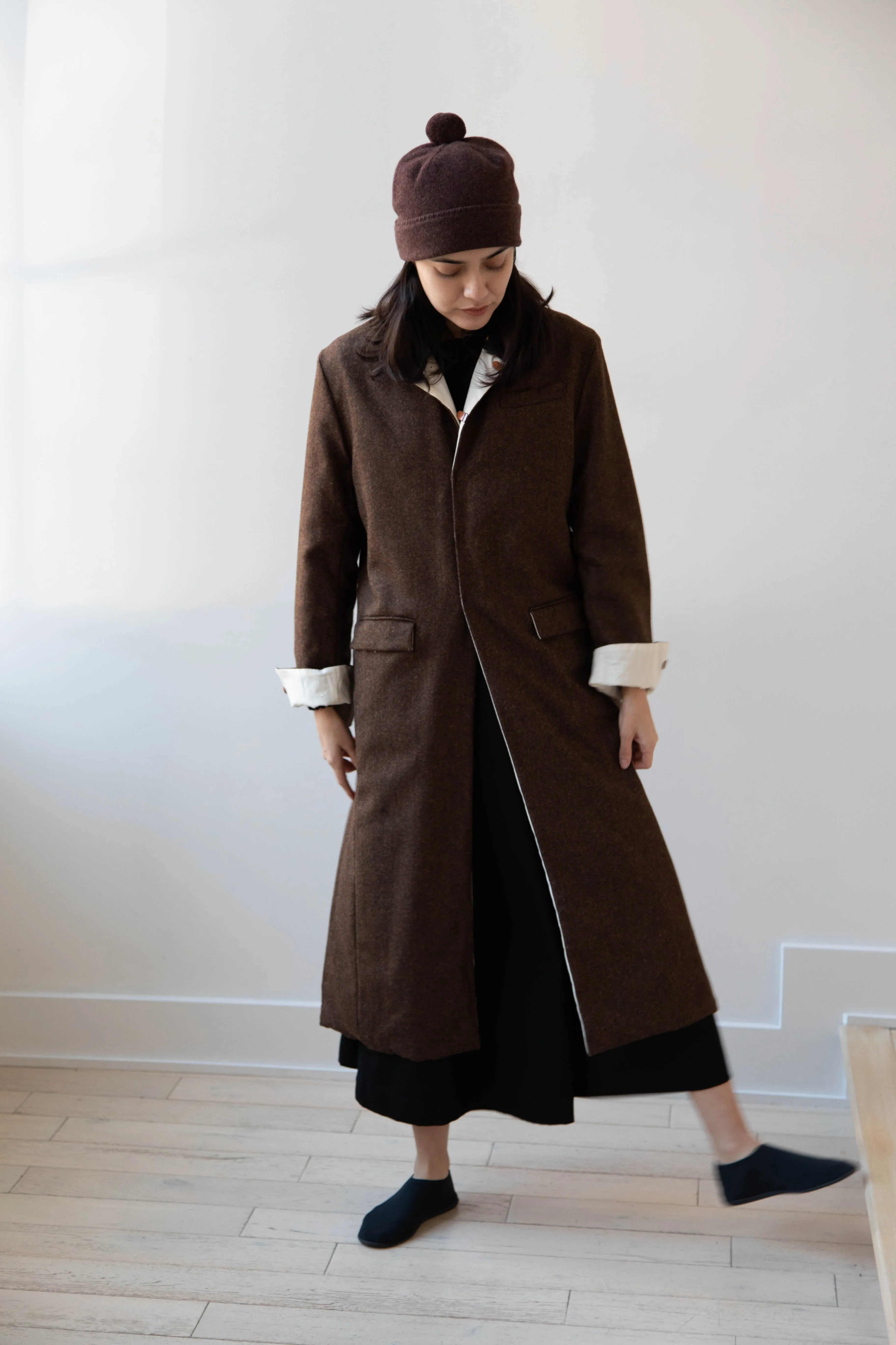 MHL | Felted Hat in Chestnut