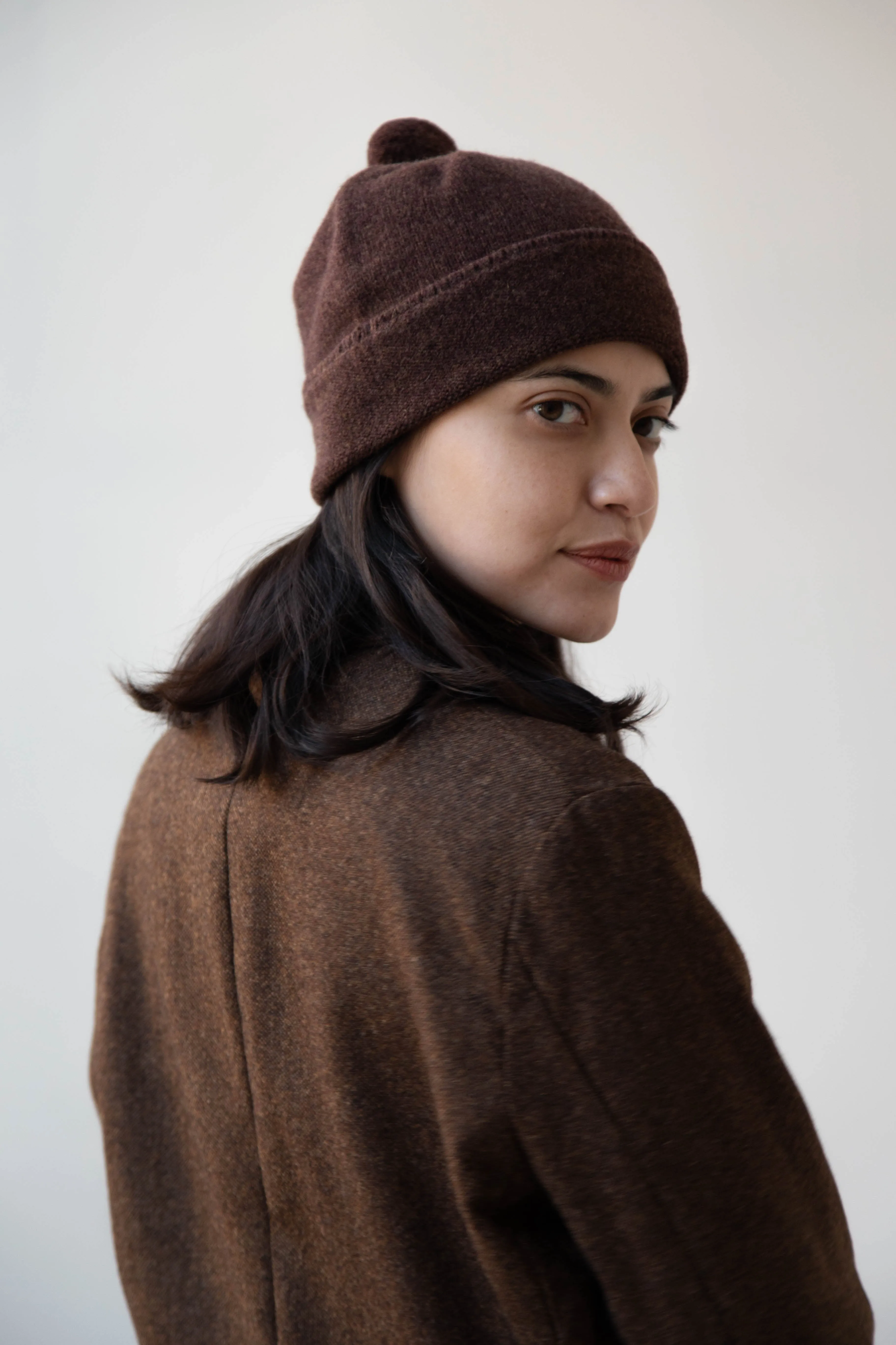 MHL | Felted Hat in Chestnut