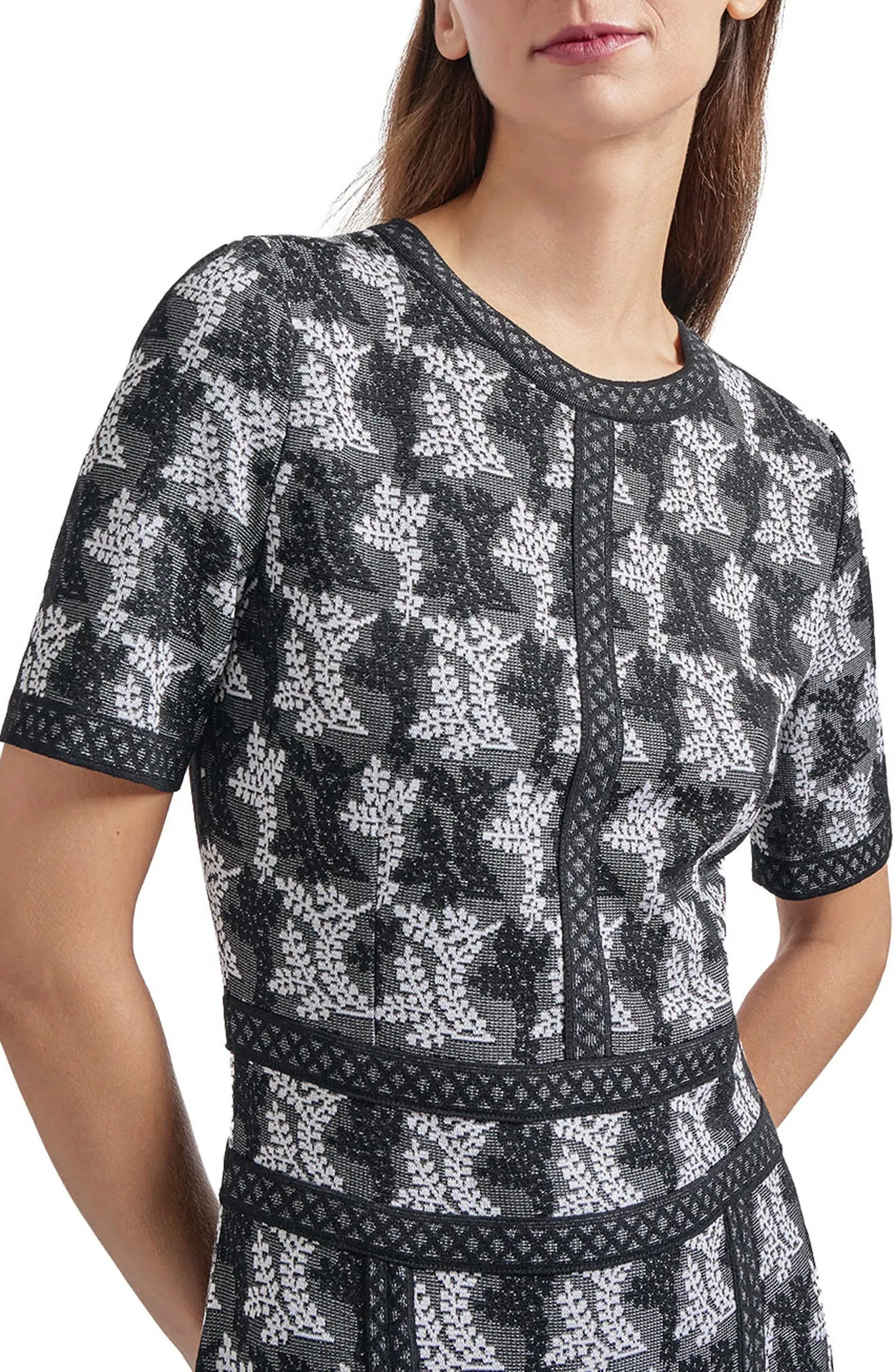 Misook A-Line Midi Dress