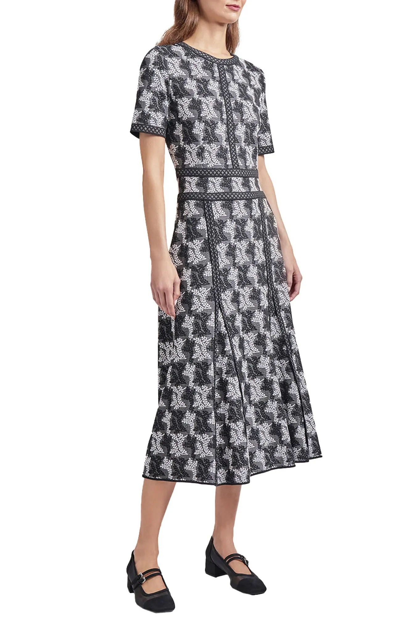 Misook A-Line Midi Dress