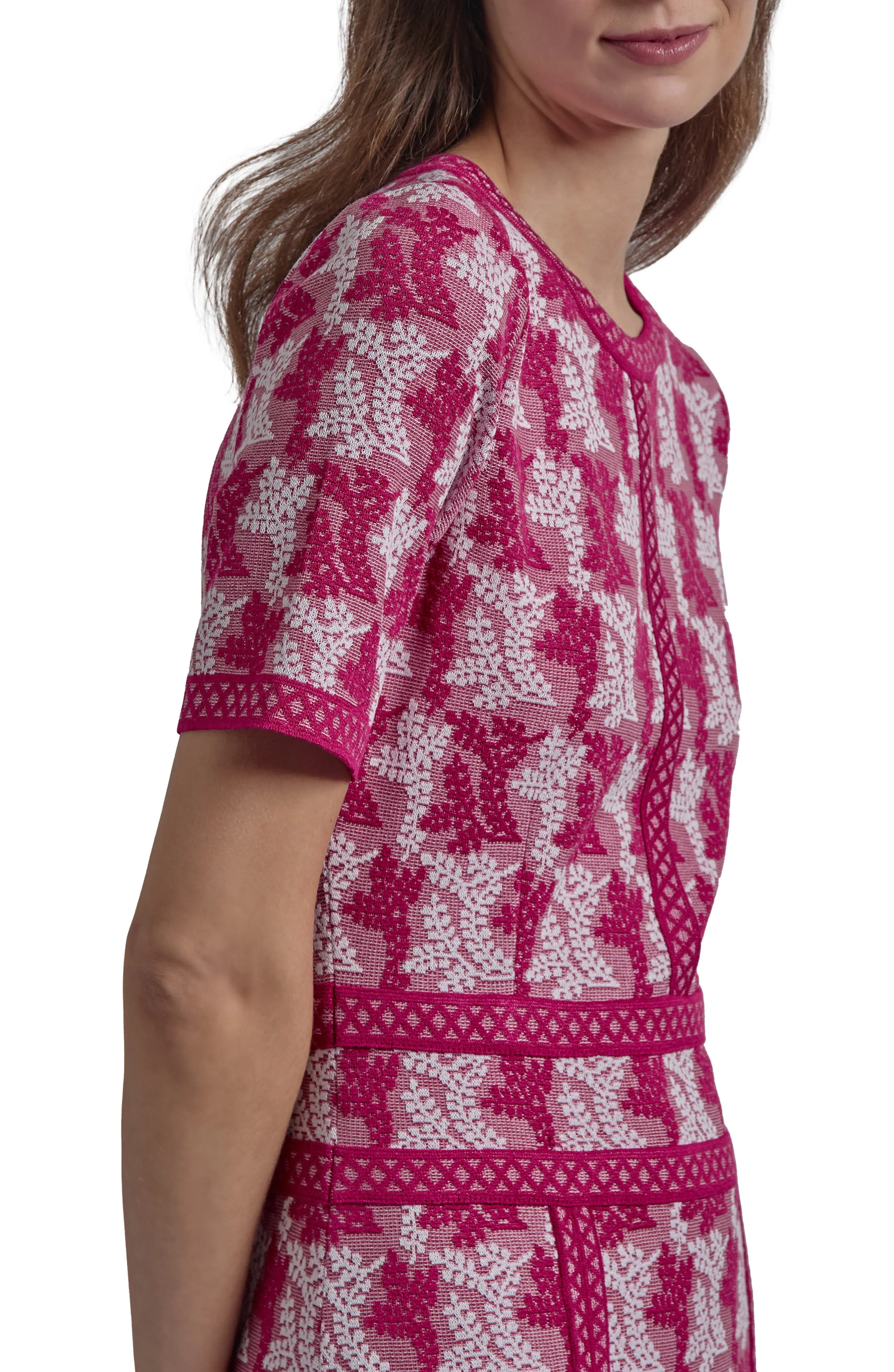 Misook A-Line Midi Dress
