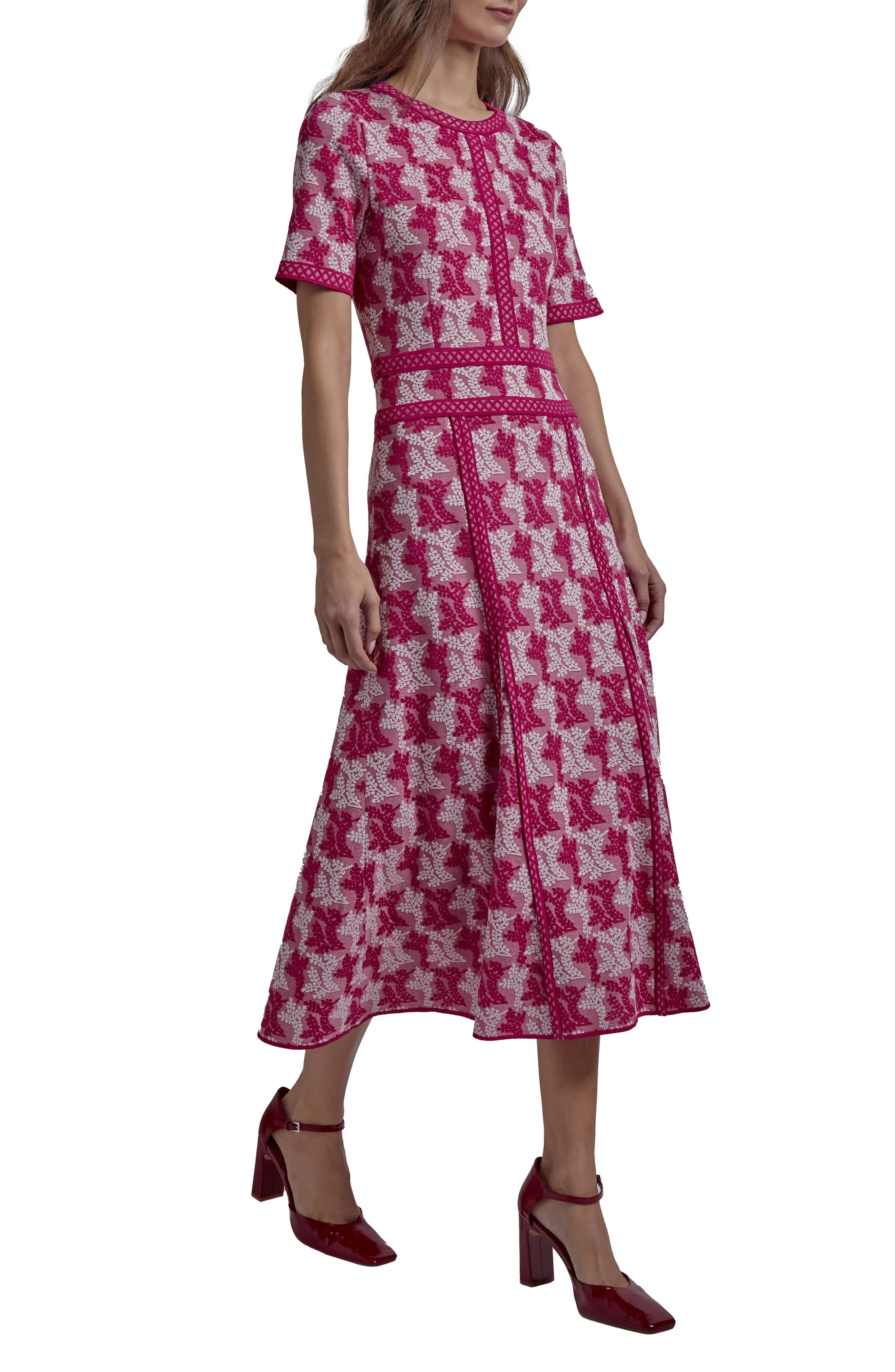 Misook A-Line Midi Dress