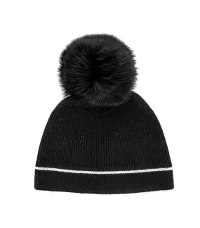Mitchie's Matchings Knit Hat with Crystal Trim