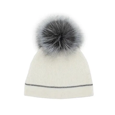 Mitchie's Matchings Knit Hat with Crystal Trim