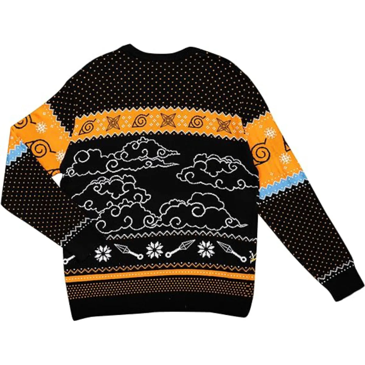 Naruto Ugly Christmas Sweater JulesRoche Anime Ramen Sasuke