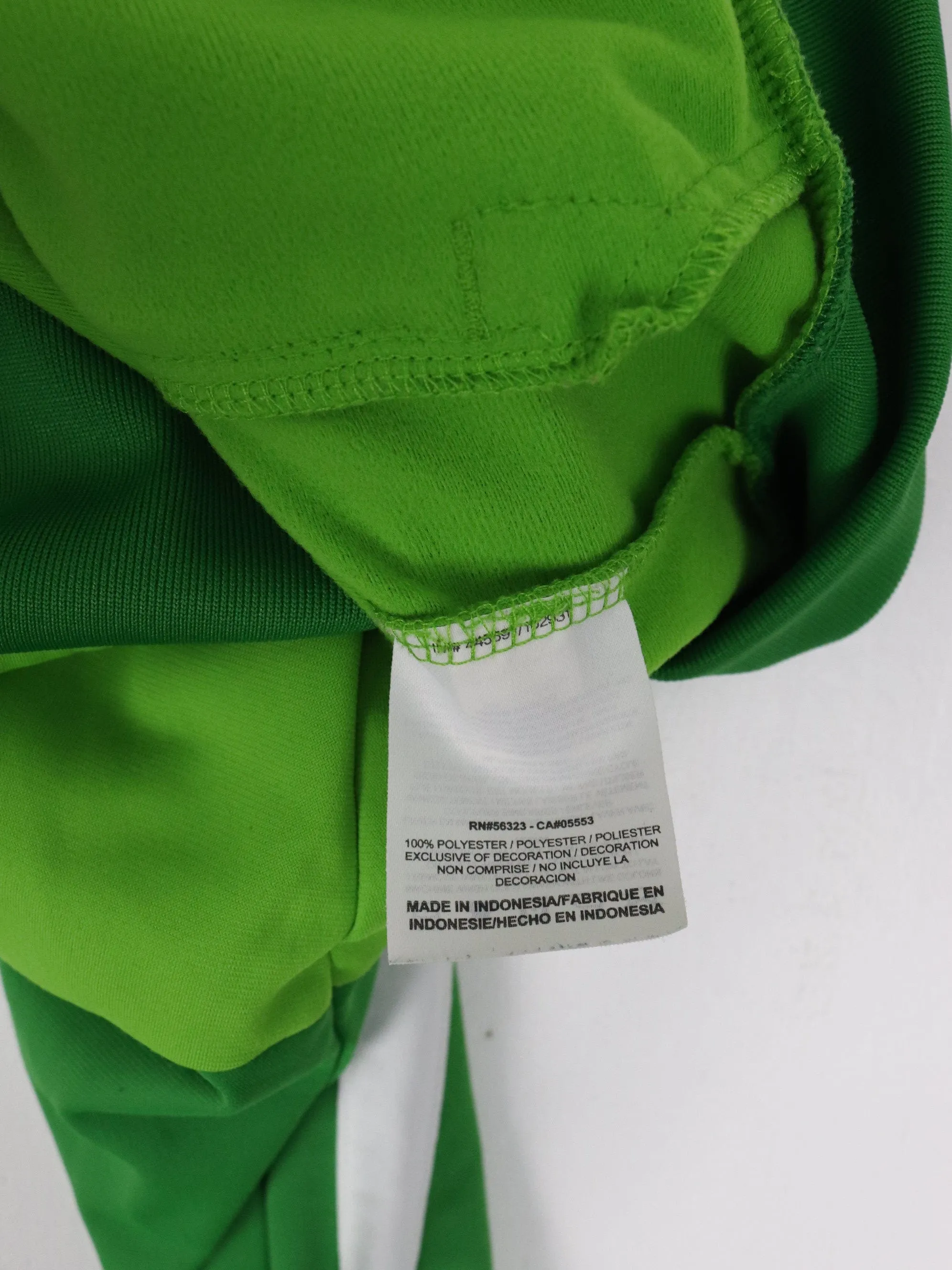 Nike Track Jacket Fits Mens Large Green Full ZIp Athletic