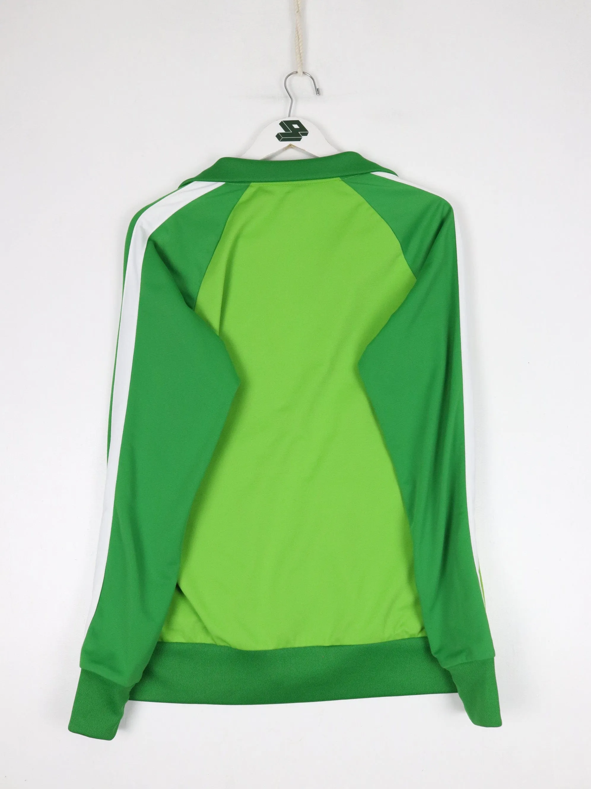 Nike Track Jacket Fits Mens Large Green Full ZIp Athletic