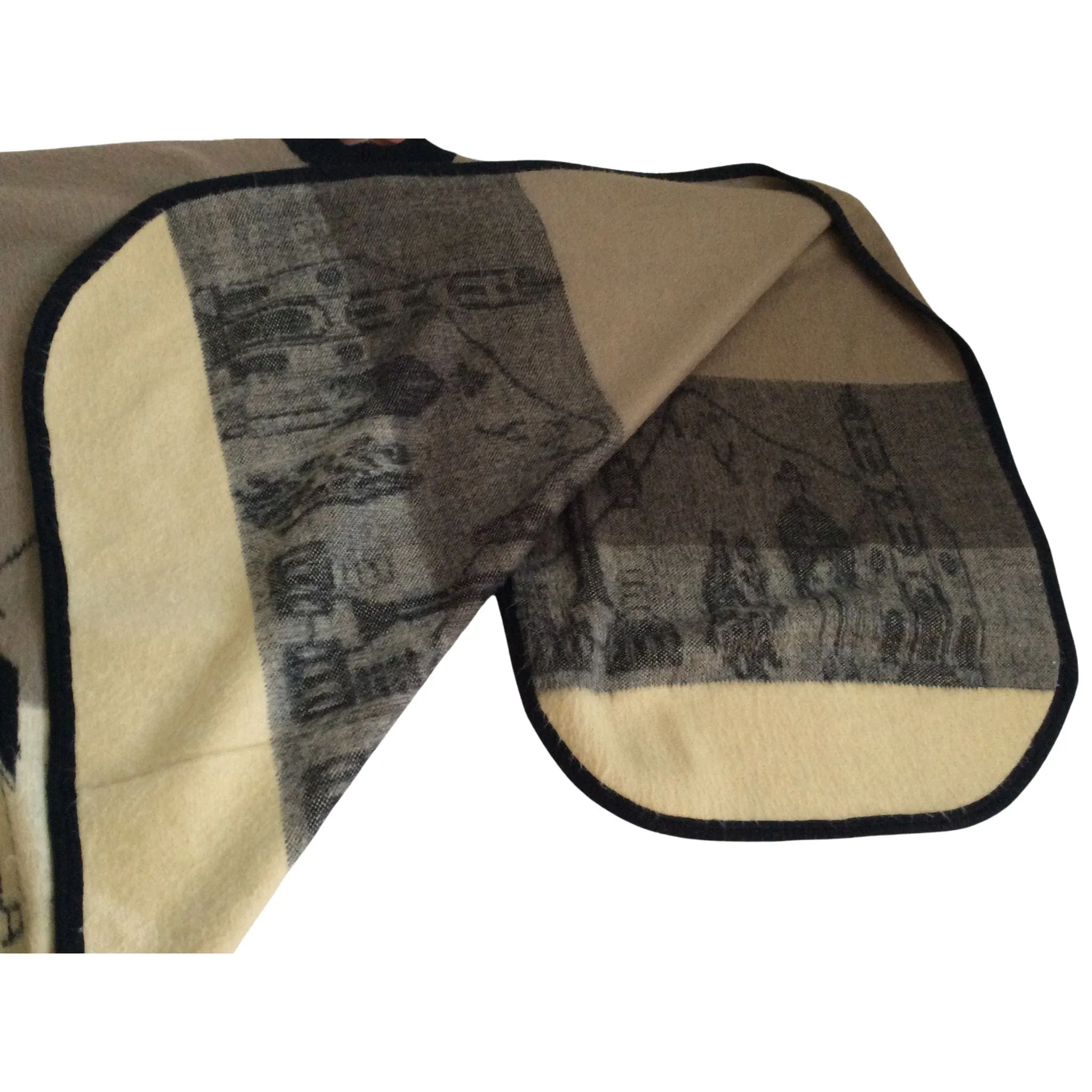 Novelty Wool Poncho