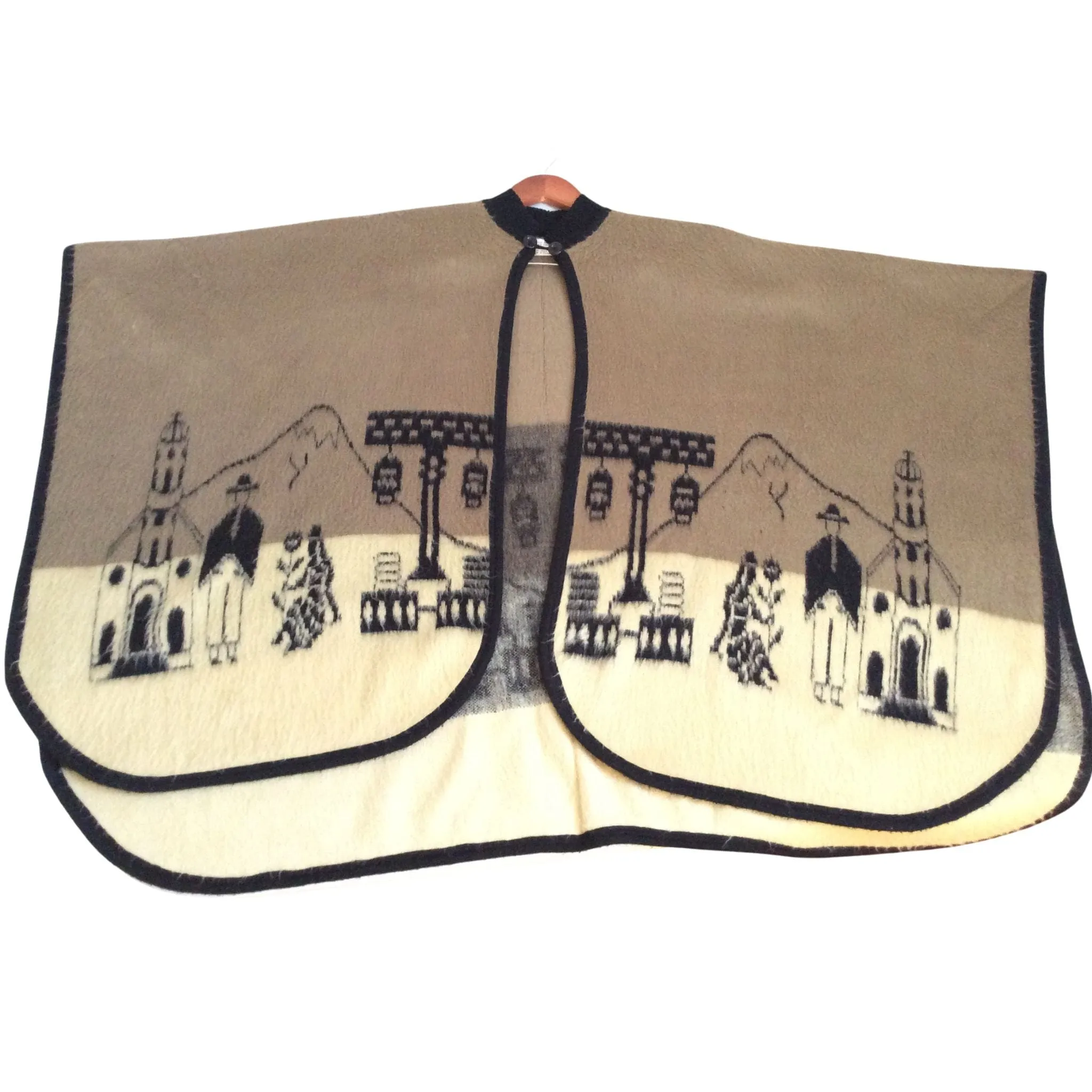 Novelty Wool Poncho
