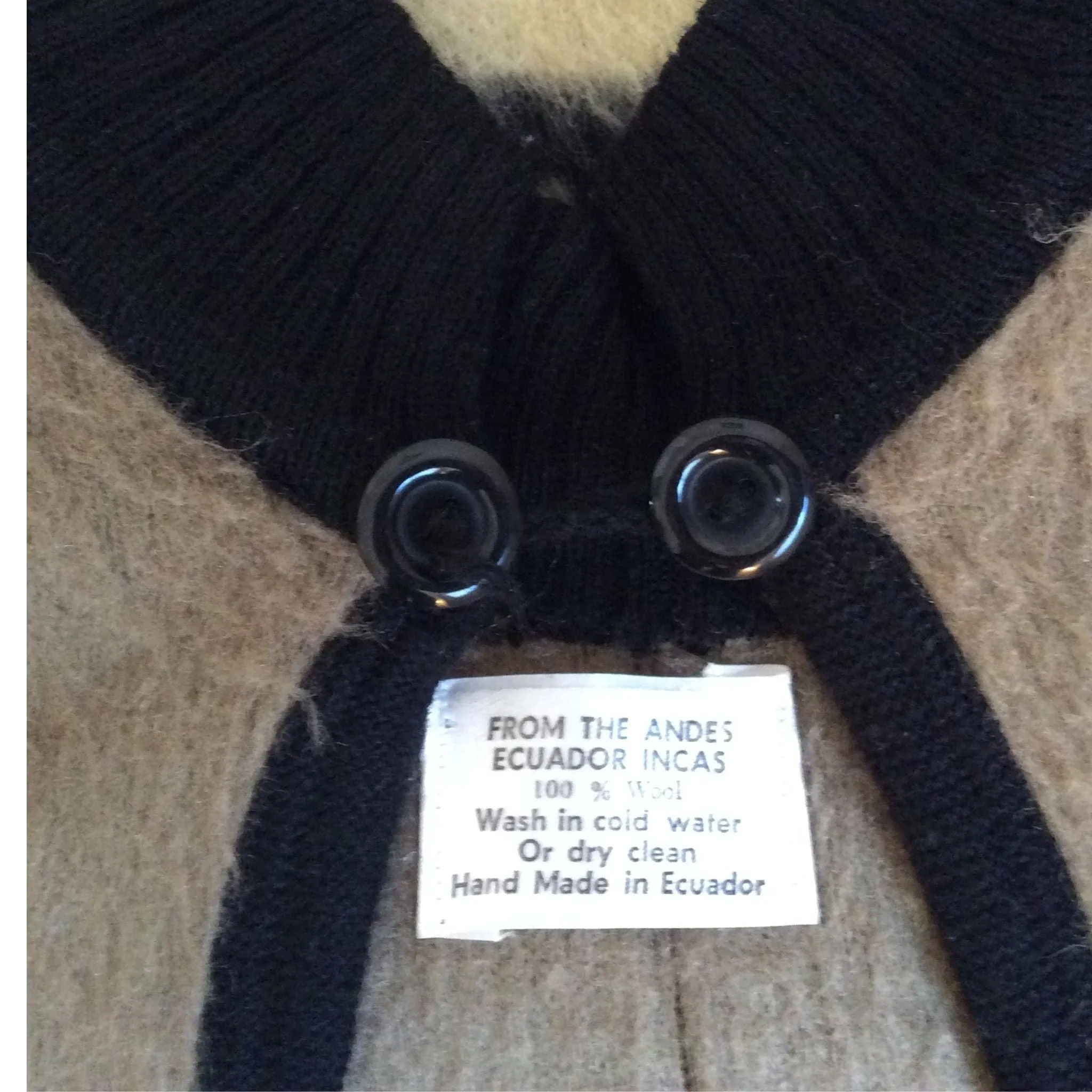 Novelty Wool Poncho