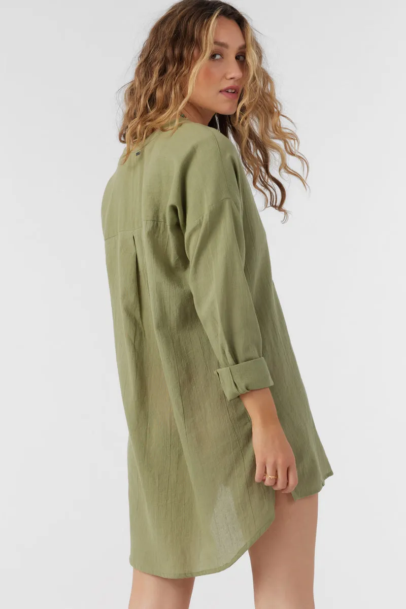 O'Neill Belizin Stripe Cover Up - Olive