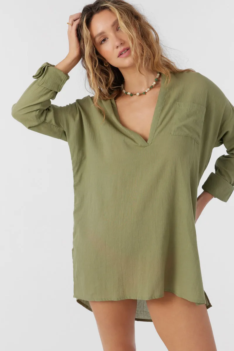 O'Neill Belizin Stripe Cover Up - Olive