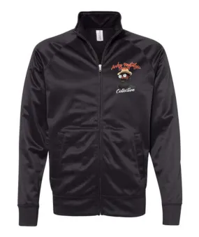 Original Logo- Unisex Lightweight Poly-Tech Full-Zip Track Jacket Embroidered or Similar