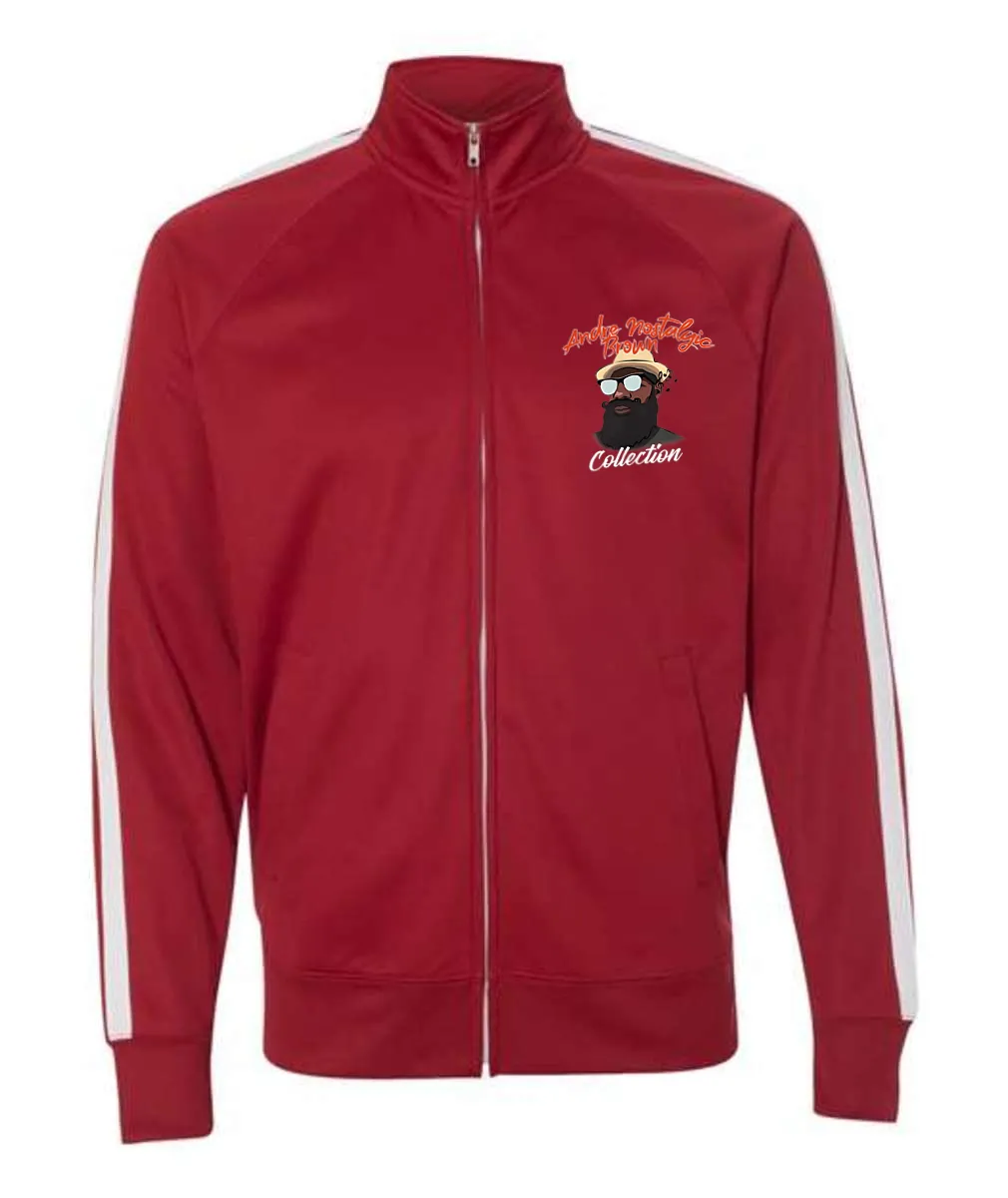 Original Logo- Unisex Lightweight Poly-Tech Full-Zip Track Jacket Embroidered or Similar