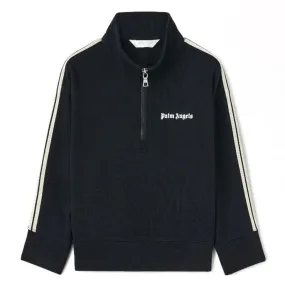 Palm Angels Kids PA Track Half Zip Crew