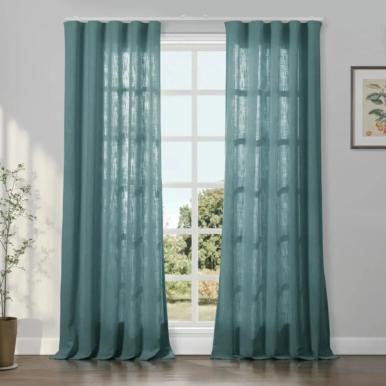 Patti Linen Ripple Fold Drapery
