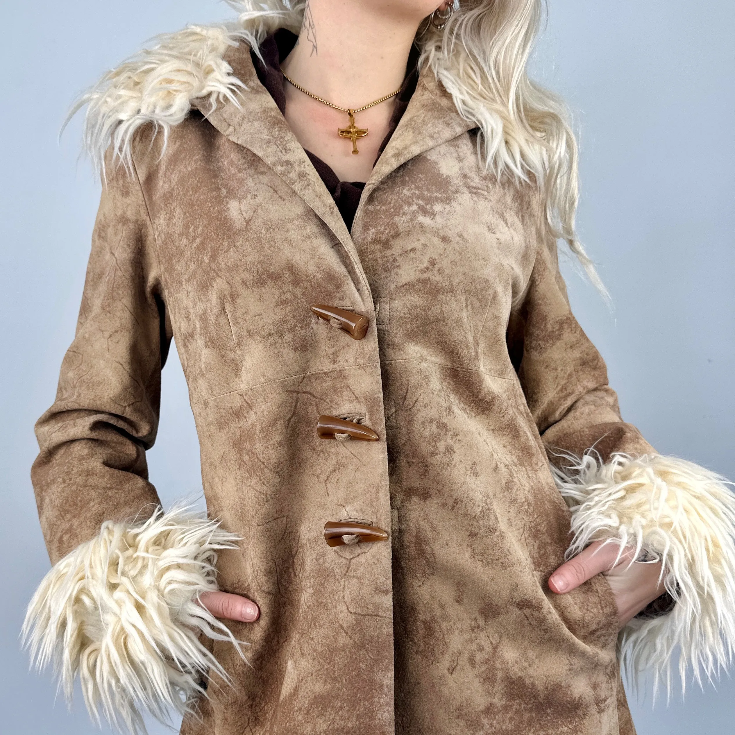 Penny Lane Afghan Embroidered Coat (M)